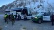 Carabineros rescató a 42 turistas varados en por desperfecto mecánico de bus en alta cordillera