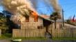 Antigua casona se incendió completa en el sector rural Chamiza de Puerto Montt: fue escuela y salón comunitario