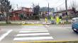 Repintan paso peatonal tras atropello fatal a adulta mayor en sector Francke de Osorno
