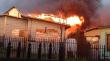 Incendio afecta dos viviendas y deja dos voluntarios lesionados en sector Rahue Alto de Osorno