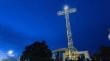 Implementan sistema solar para iluminar Cruz Papal de la UCSC
