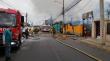 Incendio en Quillota consumió una vivienda y un local comercial en Avenida 21 de Mayo