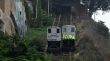 Fuertes vientos desprenden parte de la techumbre del Ascensor Artillería en Valparaíso