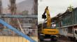 [VIDEO] Fuertes vientos provocaron la caída de árbol sobre liceo de Llay Llay