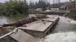 Crecida del Estero Grande corta acceso al Puente El Valiente en San Fabián
