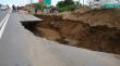 Refuerzan controles por la ruta Ruta F-30 E tras socavón: llaman a transitar “con la máxima precaución”