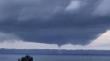 Tromba marina sobre el Lago Llanquihue sorprendió a vecinos de distintas comunas de Los Lagos
