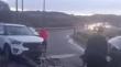 Dos lesionados dejó colisión entre vehículos en el puente Oqueldán de Quellón
