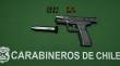 Sorprenden en Iquique a dos mujeres y un hombre con arma de fuego y municiones