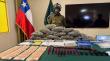 Operativo de Carabineros termina con el decomiso de 90 kilos de droga y la detención de dos personas