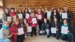 Vecinas de Castro finalizaron curso de Cestería Decorativa