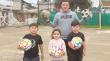 "Tío Gol": historia del quillotano que regala pelotas de fútbol a niños