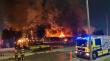 Incendio en Quilicura: Bomberos aseguró que "nos quedan algunas horas de trabajo aún"