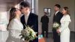 Se casaron: Carlita Inostroza y Matt Hunter muestran su matrimonio por el civil