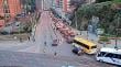 Se mantiene inhabilitado el tránsito en la Avenida España hacia Viña del Mar