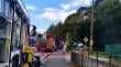 [FOTOS] Investigan incendio en la Tenencia de Carabineros de Ensenada en Puerto Varas