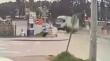 Camión sin frenos arrasa con cerca y termina al interior de una propiedad en El Tabo
