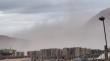 Reportan tormentas de arena en sectores de Iquique y Alto Hospicio