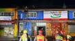 [FOTOS] Incendio en terraza del Bar Garden de Puerto Montt amenazó con propagarse a la cuadra completa