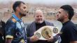 Todo listo para el duelo de boxeo: Bahamondes y Sposito cumplen con el pesaje por el Título Continental UBO