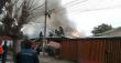 Incendio afecta dos viviendas y un vehículo en Quillota