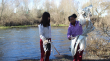 Jóvenes del Colegio Antillanca recuperan parte de la ribera del río Damas