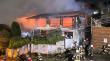 Violento incendio destruyó casona en la zona céntrica de Puerto Montt