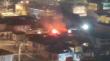 Incendio afectó taller mecánico en la comuna de Iquique