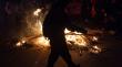 [FOTOS] Enfrentamientos y barricadas se registraron en Valparaíso por conmemoración del 11 de septiembre