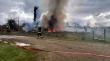 Incendio arrasó con antigua casa en la ciudad de Fresia