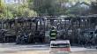 [VIDEO] Incendio en garita de buses destruye 14 vehículos en Villa Alemana