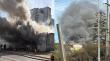 [VIDEO] Controlan incendio que consumió una vivienda en Concón: un bombero lesionado