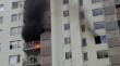 Voraz incendio afecta a departamento de Viña del Mar