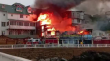 Incendio de gran magnitud movilizó a Bomberos al sector de Playa Grande en Cartagena
