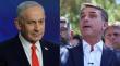 Netanyahu felicita a Flávio Bolsonaro por su victoria en la 1ª vuelta y lo invita a Israel