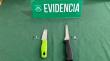 Carabineros detuvo a sujeto por porte de arma blanca en Pozo Almonte