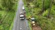 Realizan mejoras en la red eléctrica del sector Caivico en la comuna de Cunco