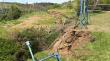 Ordenan obras de mitigación por extensa grieta en Arauco