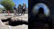 [VIDEO] Socavón en plena avenida deja al descubierto antiguo túnel subterráneo en San Felipe