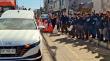 Con globos blancos y chapitas la Eisa despidió a alumno fallecido en Pelancura