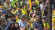 [FOTOS] Quillota vive el fútbol en comunidad: pantalla gigante reúne a hinchas para el San Luis vs Magallanes