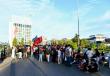 Tránsito interrumpido en puente Pedro de Valdivia por manifestación