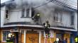 [VIDEO] Incendio afectó a antigua casona de Calbuco y acusan que camioneta complicó acceso a grifo