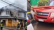 [VIDEO] Incendio afectó a antigua casona de Calbuco y acusan que camioneta complicó acceso a grifo