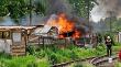Incendio en toma de Osorno dejó dos construcciones destruidas y seis personas damnificadas