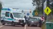 Colisión frontal a la altura de Púlpito dejó tres personas lesionadas