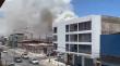 Reportan incendio en vivienda en sector centro en Iquique