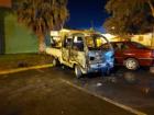 Vehículo estacionado afuera del municipio copiapino termina incendiado