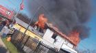 Incendio consumió vivienda y local comercial en Purranque: hay 3 damnificados