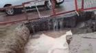 [VIDEO] Reportan rotura de matriz en avenida La Tirana en Iquique